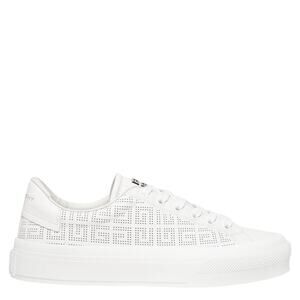 Givenchy NIB City Sport Leather Sneakers in White Size 37